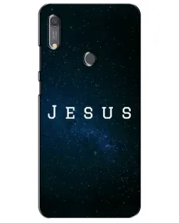 Чехол для Huawei Y6s с картинкой «Звездное небо Jesus»