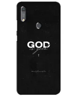 Чехол для Huawei Y6s с картинкой «GOD — Бог над всем»