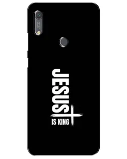 Чехол для Huawei Y6s с картинкой «Вертикаль веры Jesus»