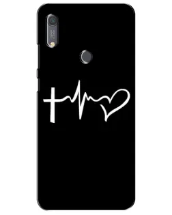 Чехол для Huawei Y6s с картинкой «Пульс веры»