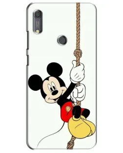 Чохол для Huawei Y6s з картинкою «Mickey на канаті»