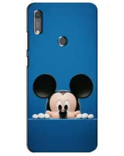 Чохол для Huawei Y6s з картинкою «Міккі виглядає»