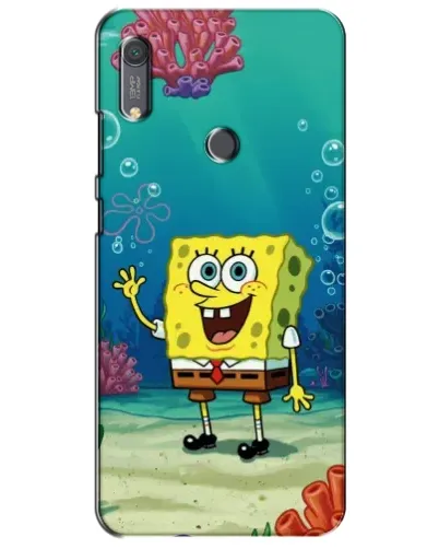 Чехол для Huawei Y6s с картинкой «Подводный привет»
