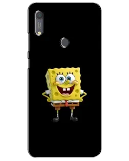 Чехол для Huawei Y6s с картинкой «Классический Губка Боб»