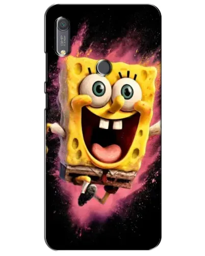 Чехол для Huawei Y6s с картинкой «Взрывной Спанч Боб»