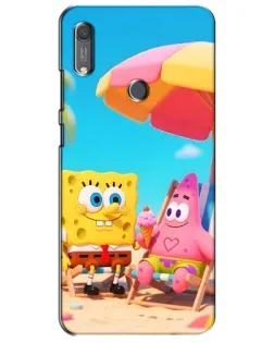 Чехол для Huawei Y6s с картинкой «Отдых на пляже»