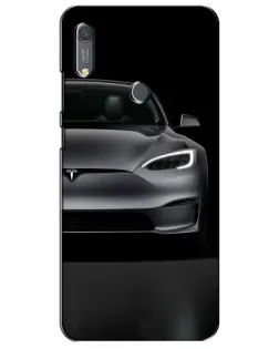 Чохол для Huawei Y6s з картинкою «Tesla Model S Look»