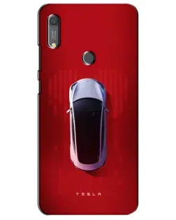 Чохол для Huawei Y6s з картинкою «Tesla Top View»