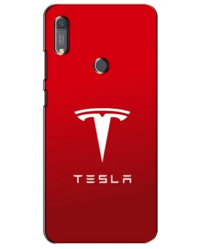Чохол для Huawei Y6s з картинкою «Tesla Red Classic»