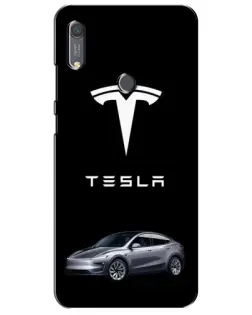 Чохол для Huawei Y6s з картинкою «Tesla Model Y»