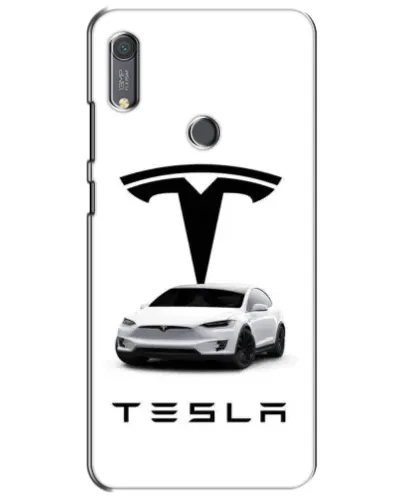 Чохол для Huawei Y6s з картинкою «Tesla White Style»