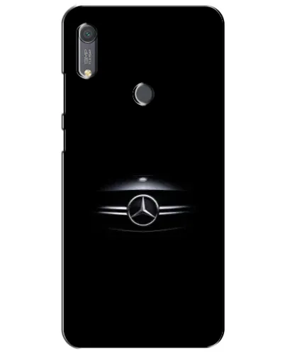 Чехол для Huawei Y6s с картинкой «Mercedes — абстрактные линии»