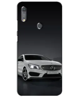 Чехол для Huawei Y6s с картинкой «Mercedes AMG GT Silver»