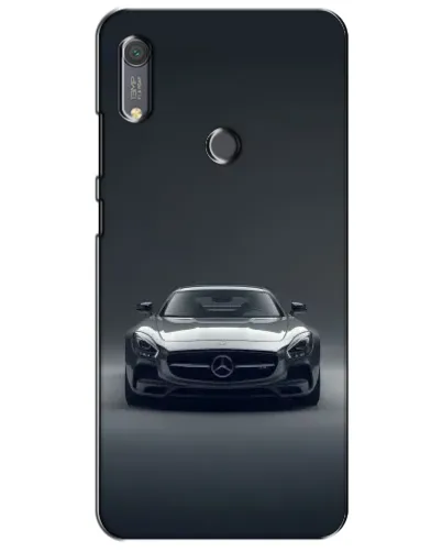 Чехол для Huawei Y6s с картинкой «Mercedes на черном»