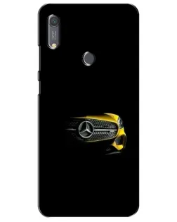 Чехол для Huawei Y6s с картинкой «Mercedes — ретро стиль»