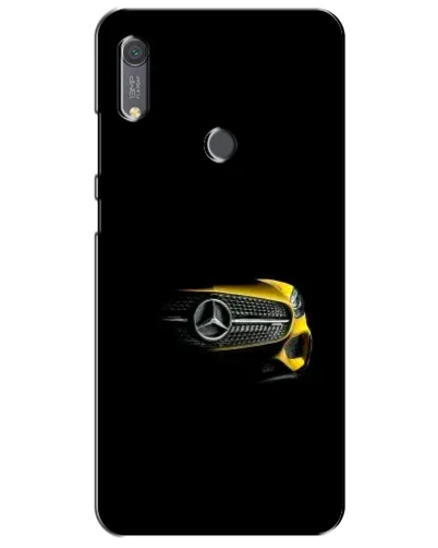 Чехол для Huawei Y6s с картинкой «Mercedes — ретро стиль»