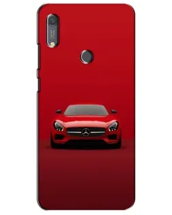 Чехол для Huawei Y6s с картинкой «Красный Mercedes AMG»