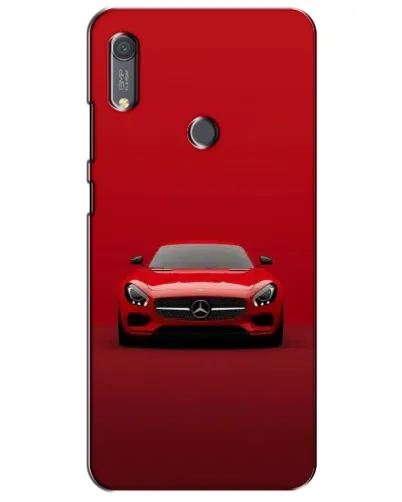 Чехол для Huawei Y6s с картинкой «Красный Mercedes AMG»