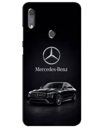 Чехол для Huawei Y6s с картинкой «Mercedes — решетка радиатора»