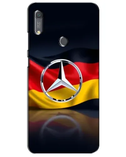 Чехол для Huawei Y6s с картинкой «Mercedes — флаг Германии»