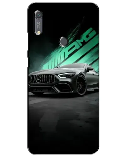 Чехол для Huawei Y6s с картинкой «Темный Mercedes AMG»