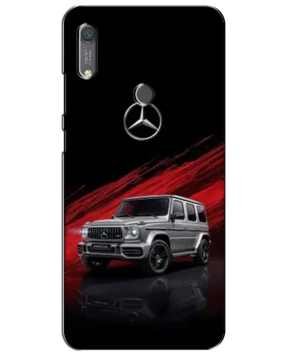 Чехол для Huawei Y6s с картинкой «Mercedes G-Class красный»
