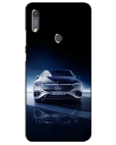 Чехол для Huawei Y6s с картинкой «Ночной Mercedes EQ»