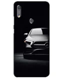 Чехол для Huawei Y6s с картинкой «Свет фар Mercedes»