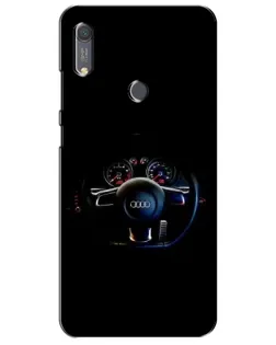 Чохол для Huawei Y6s з картинкою «Салон Audi — кермо»