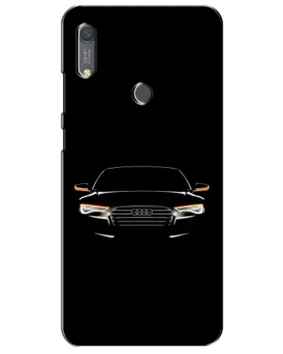 Чехол для Huawei Y6s с картинкой «Audi — ночной контур»