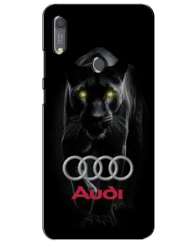 Чехол для Huawei Y6s с картинкой «Пантера и Audi»