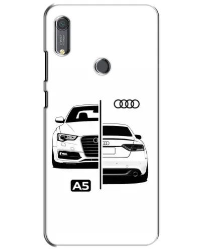 Чехол для Huawei Y6s с картинкой «Audi — контрастный дизайн»