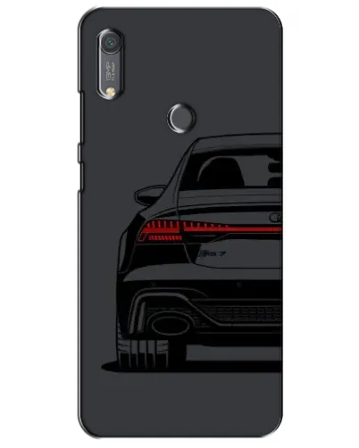 Чехол для Huawei Y6s с картинкой «Задняя часть Audi — арт»