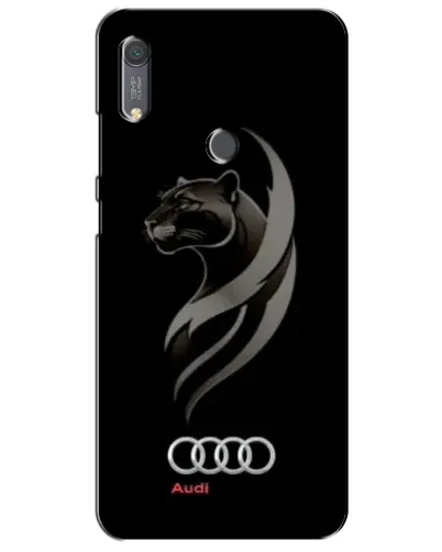 Чехол для Huawei Y6s с картинкой «Графика — пантера и Audi»