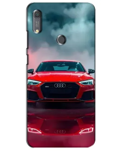 Чехол для Huawei Y6s с картинкой «Audi RS — красный стиль»