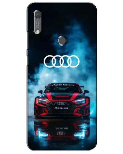 Чехол для Huawei Y6s с картинкой «Audi Sport — неон»