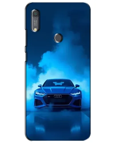 Чехол для Huawei Y6s с картинкой «Audi — голубая энергия»
