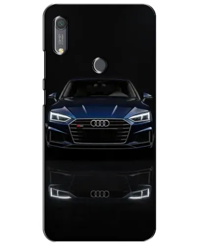 Чехол для Huawei Y6s с картинкой «Audi — ночное отражение»