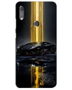 Чохол для Huawei Y6s з картинкою «Нічний Lamborghini драйв»