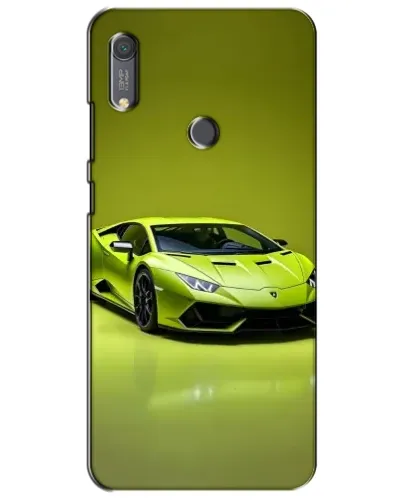 Чохол для Huawei Y6s з картинкою «Салатовий Lamborghini Huracan»