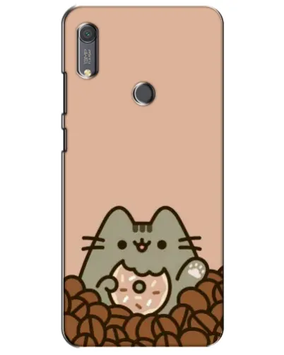 Чохол для Huawei Y6s з картинкою «Кавовий Пушин»