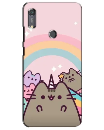 Чохол для Huawei Y6s з картинкою «Єдиноріг Pusheen»