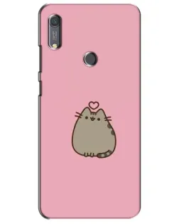 Чохол для Huawei Y6s з картинкою «Pusheen серце» Чохол для Huawei Y6s з картинкою «Pusheen серце»