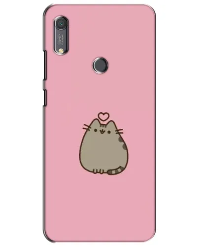 Чохол для Huawei Y6s з картинкою «Pusheen серце»