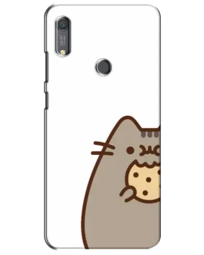 Чохол для Huawei Y6s з картинкою «Пушин з печивом»