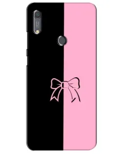 Чехол для Huawei Y6s с картинкой «Половинки банта»