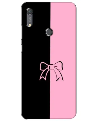 Чехол для Huawei Y6s с картинкой «Половинки банта» Чехол для Huawei Y6s с картинкой «Половинки банта»
