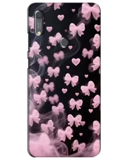 Чехол для Huawei Y6s с картинкой «Неоновое кружево»