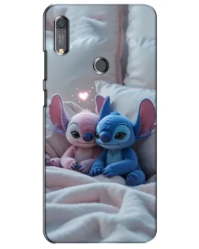 Чохол для Huawei Y6s з картинкою «Плюшеві Стіч Ангел»