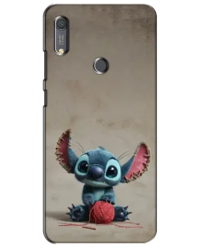 Чохол для Huawei Y6s з картинкою «Стіч на чоричневому фоні»